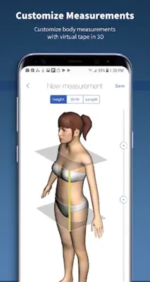 Nettelo - 3D body scanning and android App screenshot 2